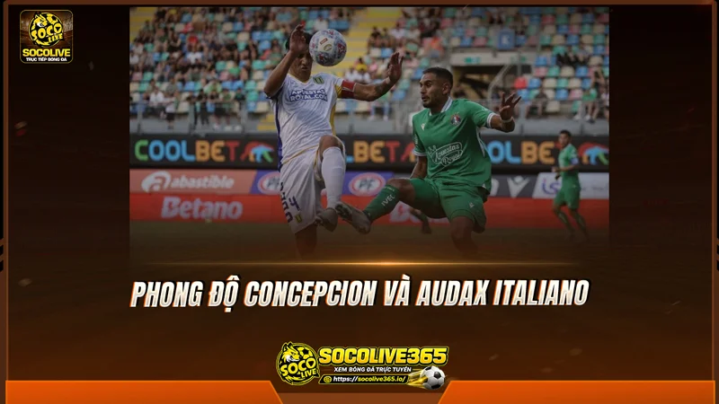 Phong độ Concepcion và Audax Italiano được Socolive TV tổng hợp Phong độ Concepcion và Audax Italiano được Socolive TV tổng hợp