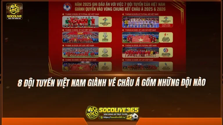 8 đội tuyển Việt Nam giành vé châu Á, dấu ấn phát triển đồng đều